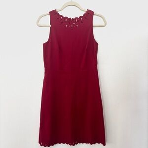 LOFT Magenta Sleeveless Mini Dress